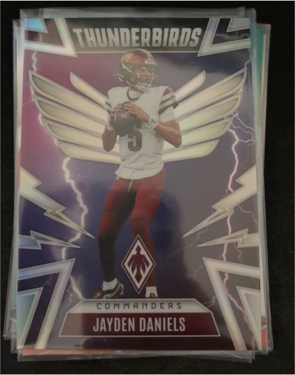 2025 Panini Phoenix #50 Jayden Daniels Thunderbirds — front