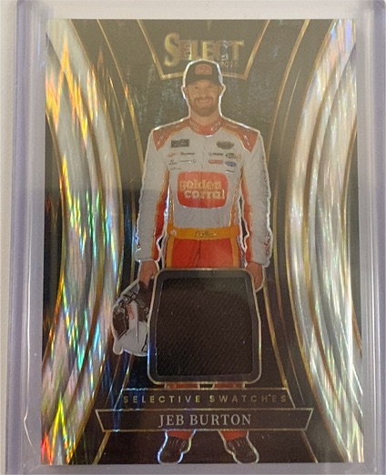 2025 Panini Select #SS-JEB Jeb Burton Selective Swatches — front