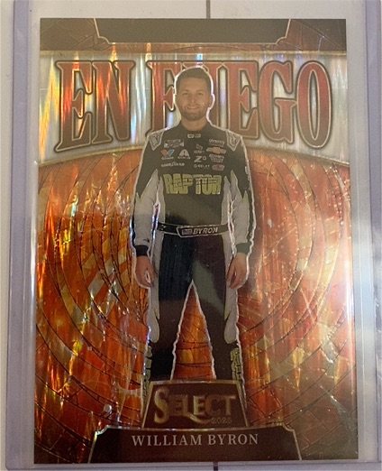 2025 Panini Select Racing #6 William Byron En Fuego — front