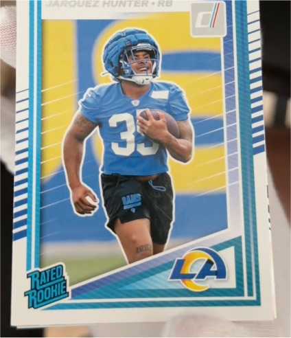 2025 Panini Donruss #352 Jarquez Hunter — front