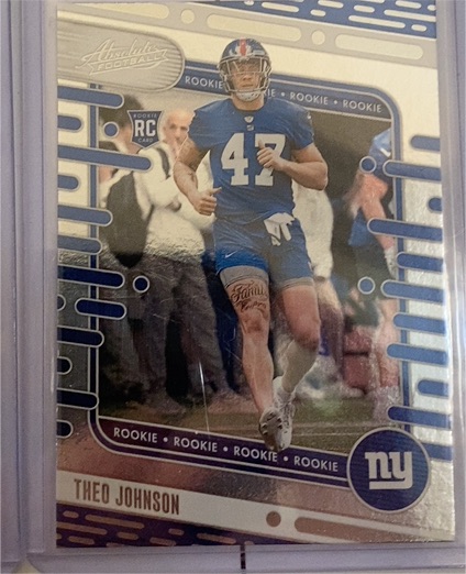 2024 Panini Absolute #179 Theo Johnson — front
