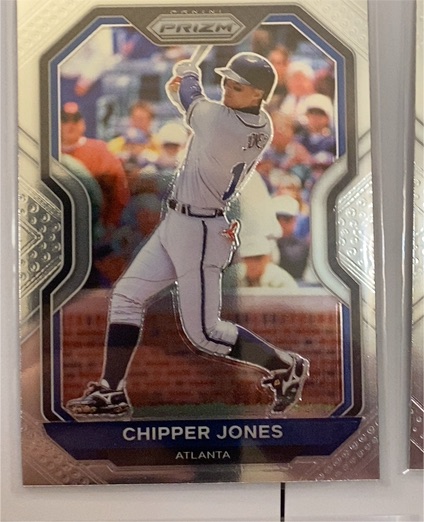 2021 Panini Prizm #218 Chipper Jones — front