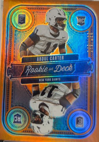 2025 Panini Donruss Elite #7 Abdul Carter Rookie on Deck — front