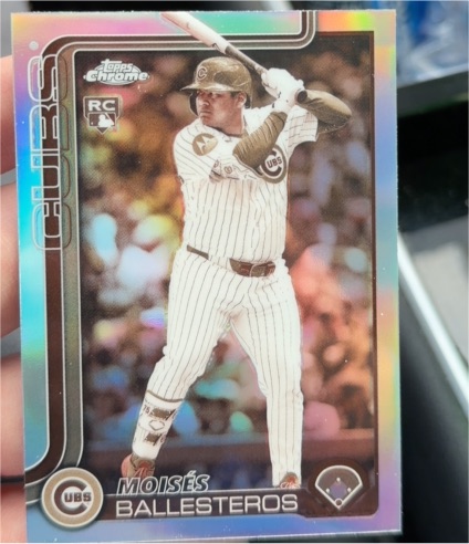 2025 Topps Chrome Update #USC93 Moisés Ballesteros — front
