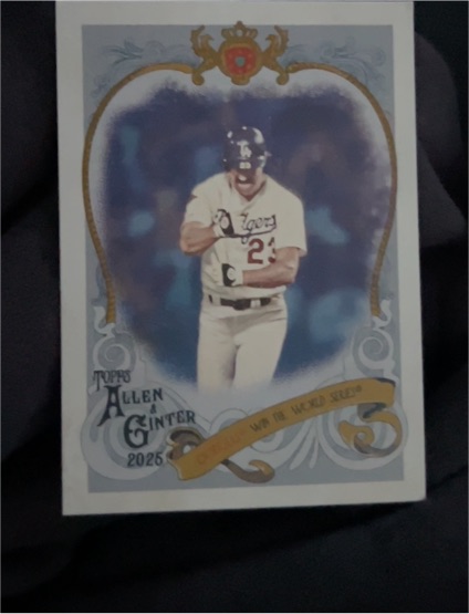 2025 Topps Allen & Ginter #SV-27 Kirk Gibson Sweet Victory — front