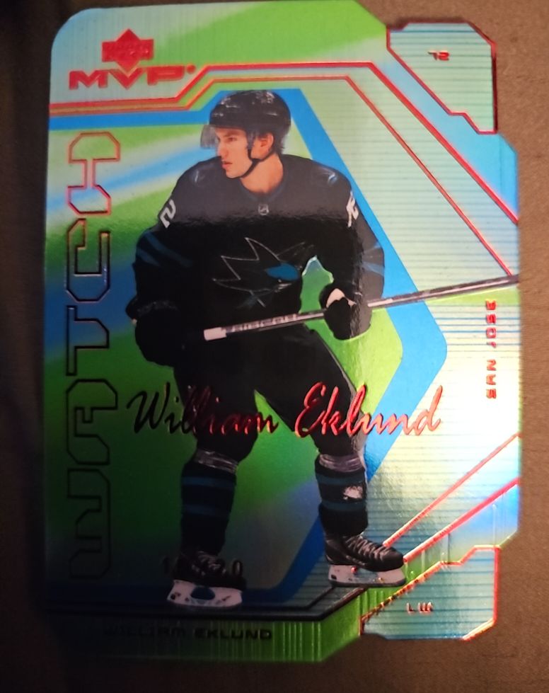 2021-22 Upper Deck Series 2 MVP Watch #122 William Eklund — front