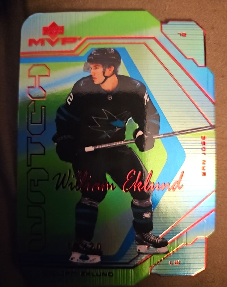 2021-22 Upper Deck MVP #122 William Eklund — front