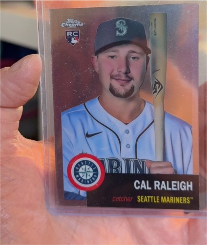 2022 Topps Chrome Platinum Anniversary #237 Cal Raleigh — front