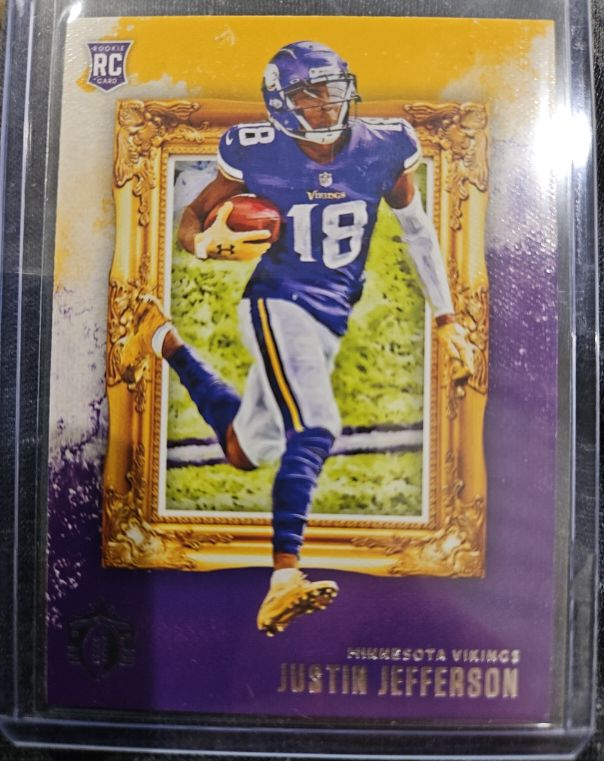 2020 Panini Chronicles Gridiron Kings #GK-13 Justin Jefferson — front