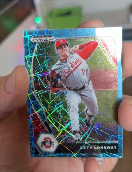 2023 Panini Prizm Draft Picks #11 Seth Lonsway — front