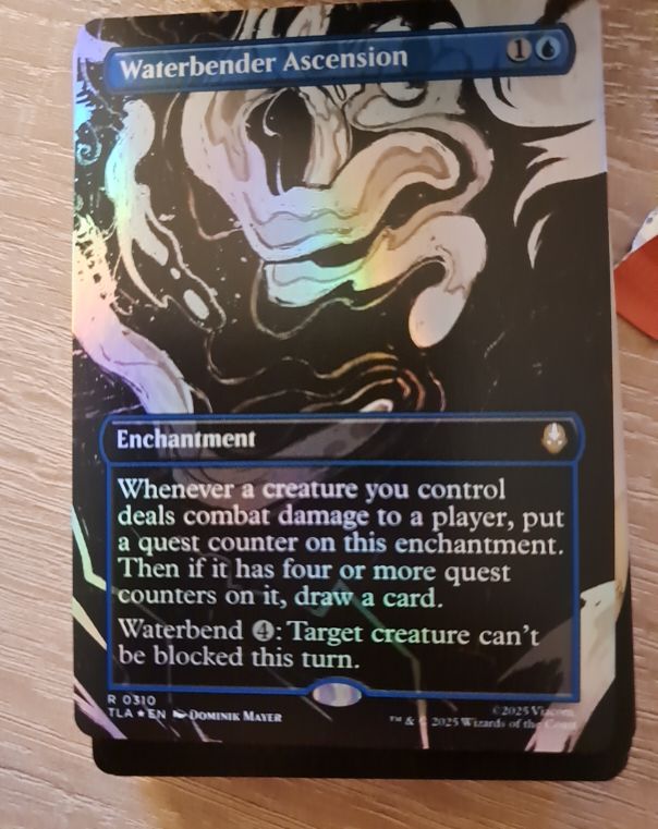2025 Magic: The Gathering #310 Waterbender Ascension — front