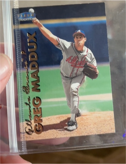 1994 Fleer Tradition Greg Maddux — front