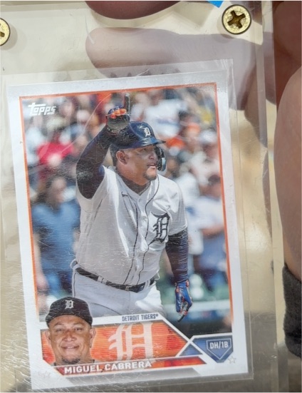 2023 Topps #DH/1B Miguel Cabrera — front