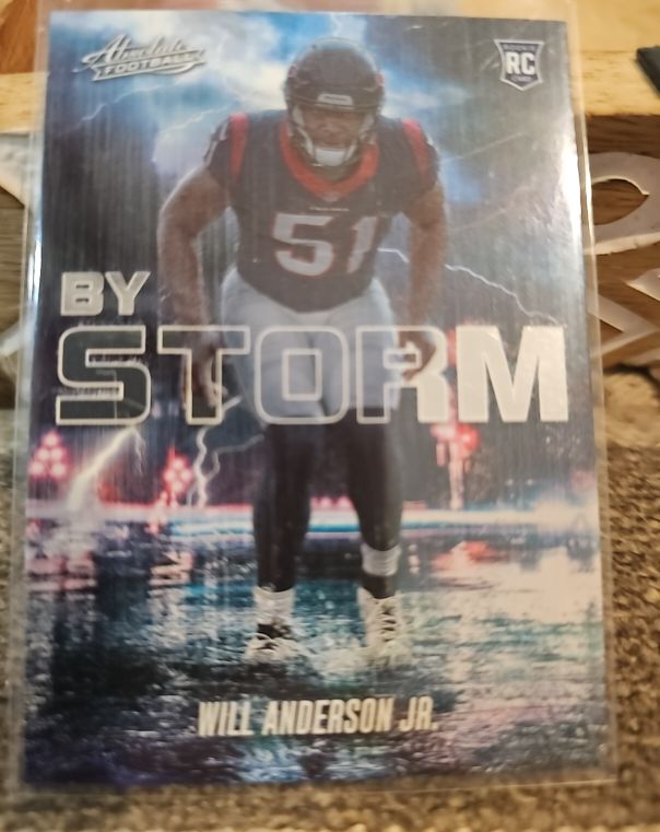 2023 Panini Absolute #BST-3 Will Anderson Jr. By Storm — front