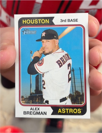 2023 Topps Heritage #370 Alex Bregman — front