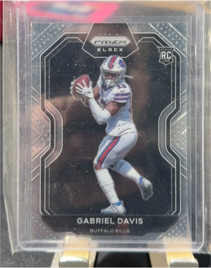 2020 Panini Chronicles Prizm Black #PB-23 Gabriel Davis — front