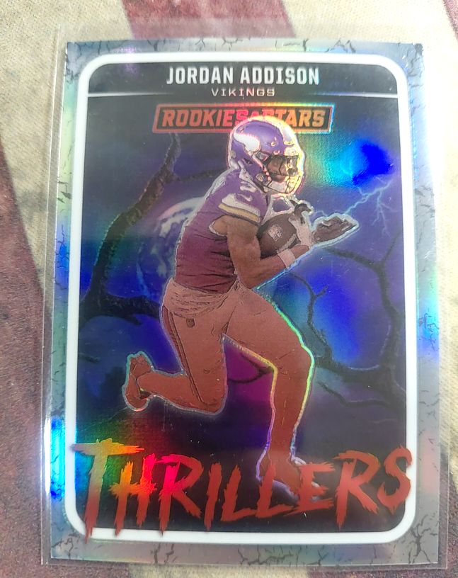 2025 Panini Rookies & Stars #18 Jordan Addison Thrillers — front