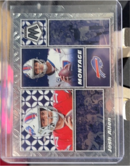 2020 Panini Mosaic #M4 Josh Allen Montage — front