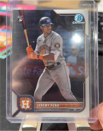 2022 Bowman Chrome #35 Jeremy Pena — front