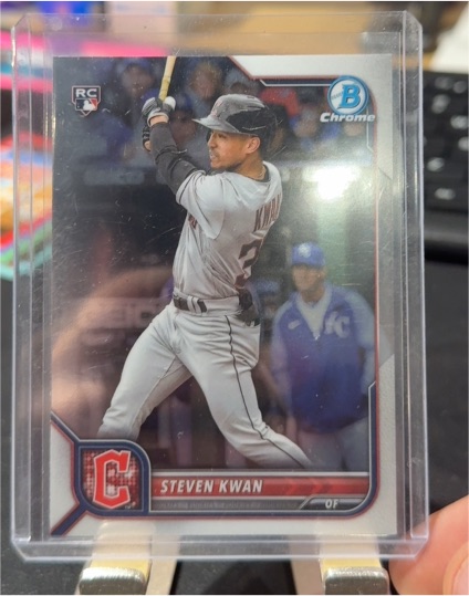 2022 Bowman Chrome #39 Steven Kwan — front
