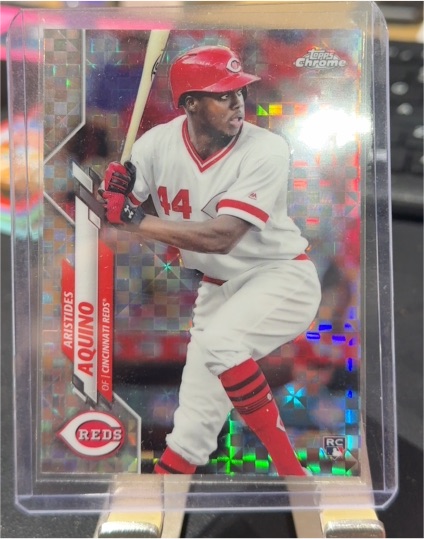 2020 Topps Chrome #111 Aristides Aquino — front