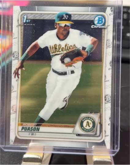 2020 Bowman Chrome Prospects #BCP-145 Robert Puason — front