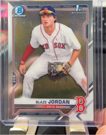 2021 Bowman Chrome Prospects #BCP-71 Blaze Jordan — front