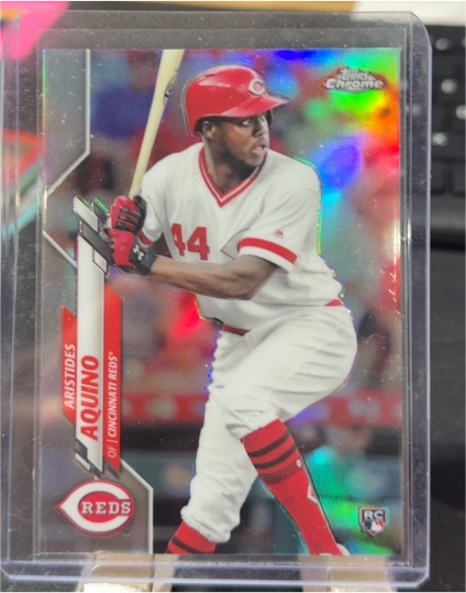 2020 Topps Chrome #111 Aristides Aquino — front
