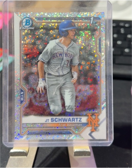 2021 Bowman Chrome Draft #BDC-61 JT Schwartz — front