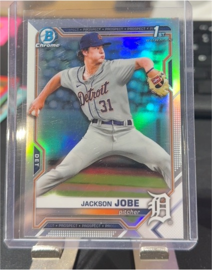 2021 Bowman Chrome Draft #BDC-69 Jackson Jobe — front