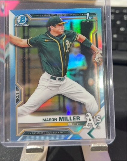 2021 Bowman Chrome Draft #BDC-85 Mason Miller — front