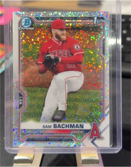 2021 Bowman Draft Chrome #BDC-196 Sam Bachman — front