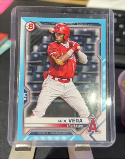 2021 Bowman Draft #BD-181 Arol Vera — front