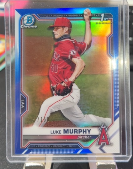 2021 Bowman Draft Chrome #BDC-167 Luke Murphy — front