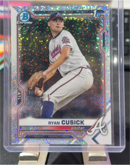 2021 Bowman Draft Chrome #BDC-27 Ryan Cusick — front