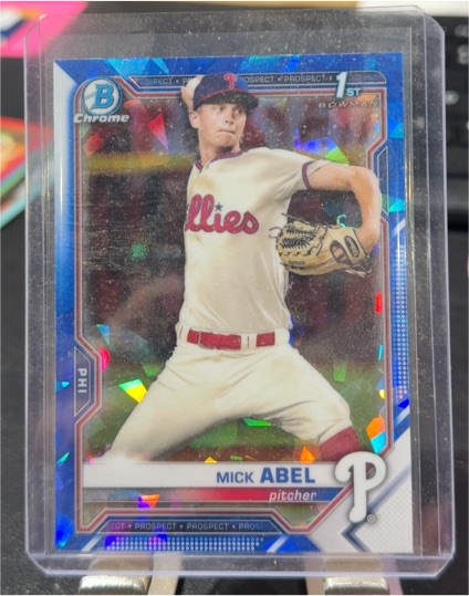 2021 Bowman Chrome #BCP-42 Mick Abel — front