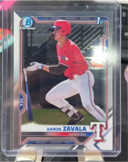 2021 Bowman Draft Chrome #BDC-101 Aaron Zavala — front