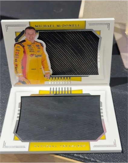 2021 Panini National Treasures #01 Michael McDowell — front