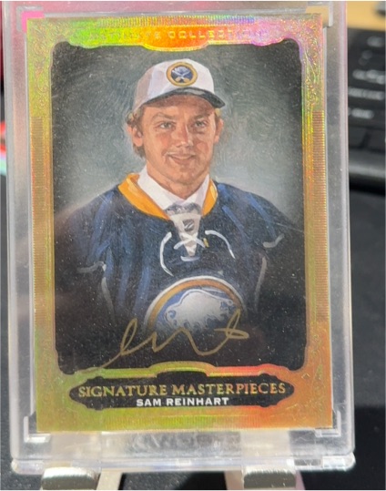 2014-15 Upper Deck Ultimate Collection Signature Masterpieces #USMSR Sam Reinhart — front