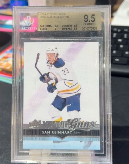 2014-15 Upper Deck #206 Sam Reinhart Young Guns — front