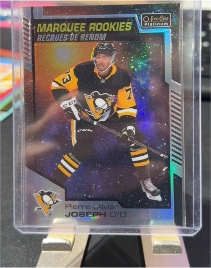 2020-21 O-Pee-Chee Platinum Marquee Rookies Pierre-Olivier Joseph — front
