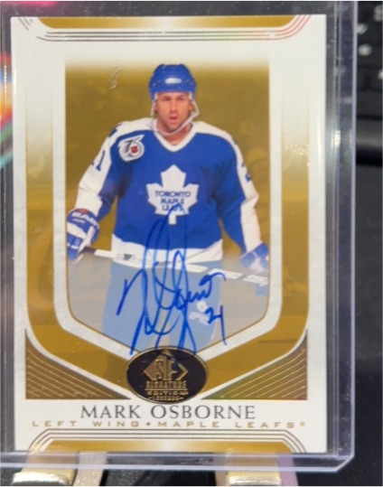 2020 SP Signature Edition Legends #34 Mark Osborne — front