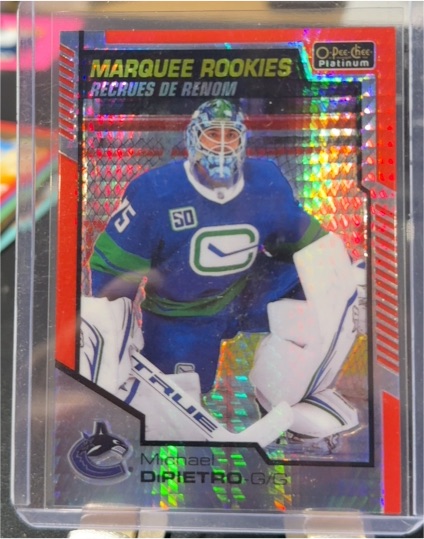 2020-21 O-Pee-Chee Platinum #172 Michael DiPietro — front
