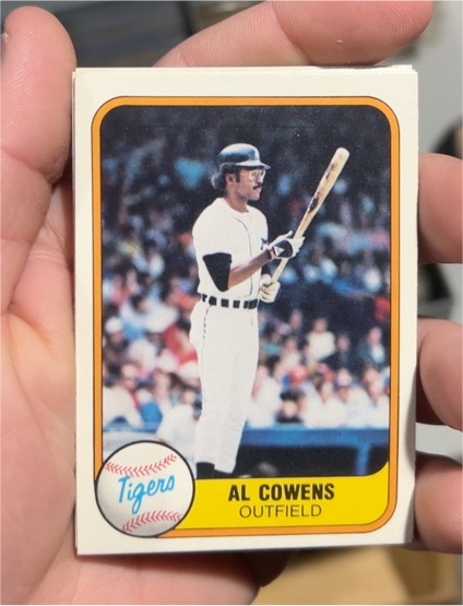 1981 Fleer #471 Al Cowens — front