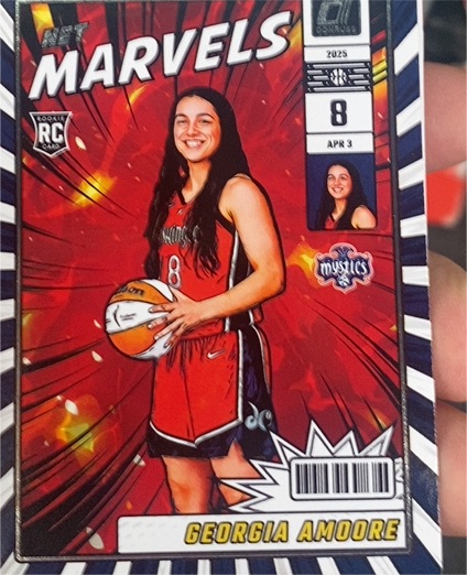 2025 Panini Donruss WNBA #17 Georgia Amoore Net Marvels — front