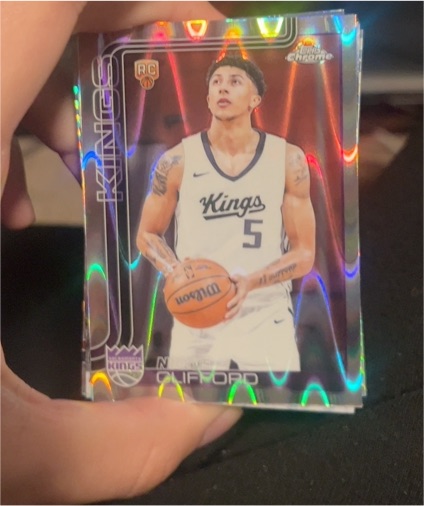 2025-26 Topps Chrome #274 Nique Clifford — front