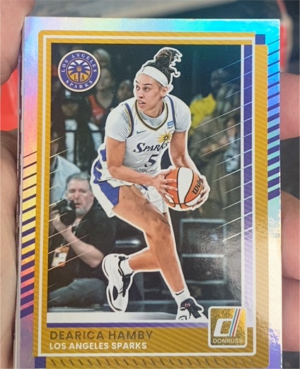 2025 Donruss WNBA #43 Dearica Hamby — front