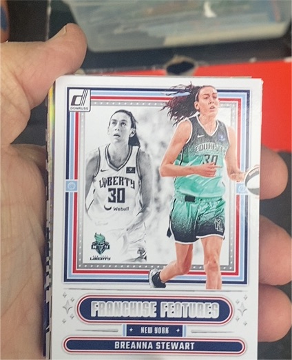 2025 Donruss WNBA #10 Breanna Stewart Franchise Features — front