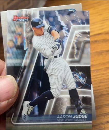 2020 Bowman's Best #61 Aaron Judge — front