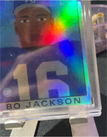 Bo Jackson baseball card — front